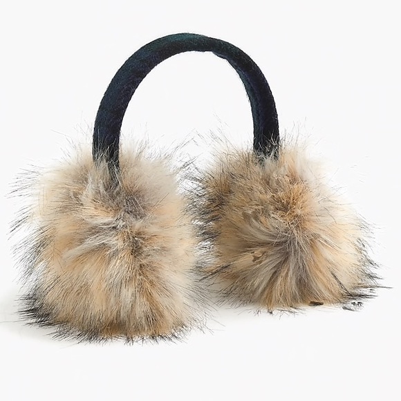 J. Crew Accessories - J. Crew Faux Fur Earmuffs